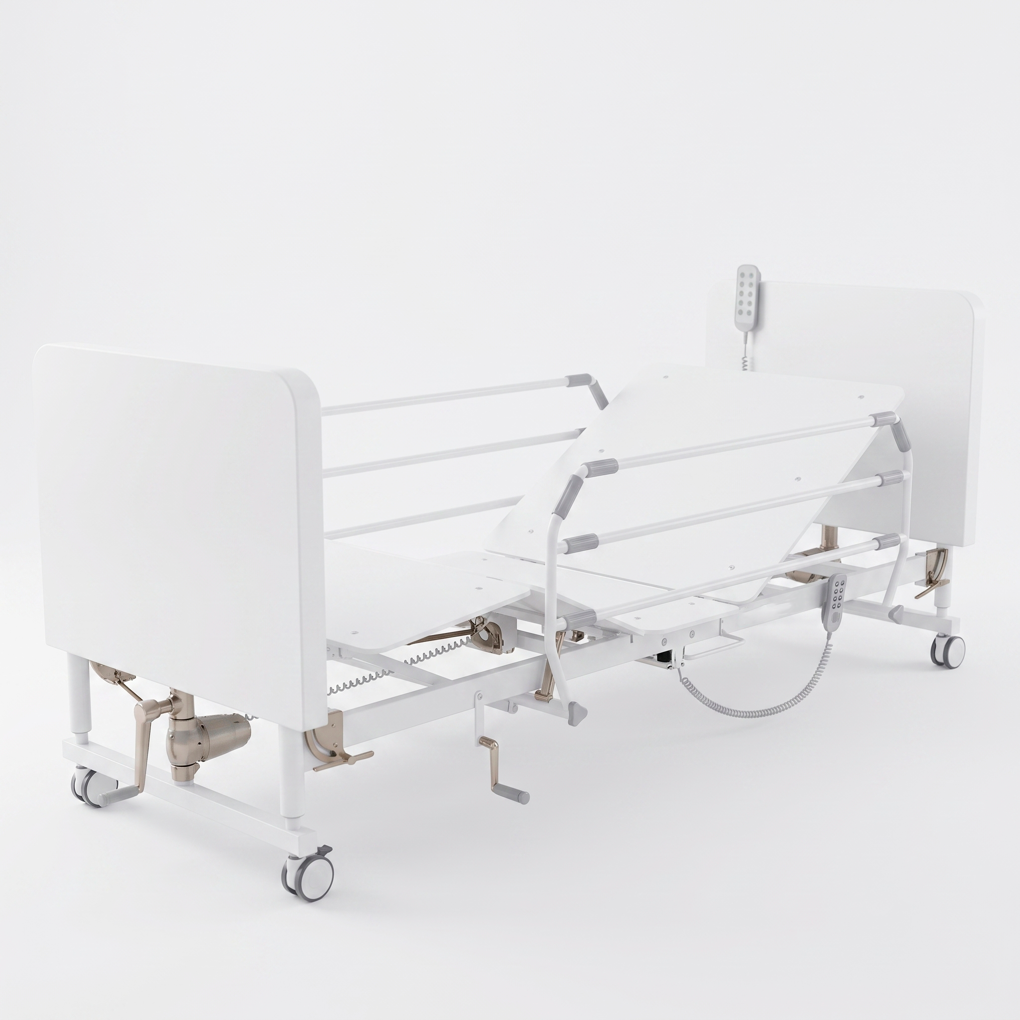 Cama Motorizada Articulável Dobrável com Grades